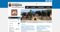 Desktop Screenshot of comune.scoppito.aq.it