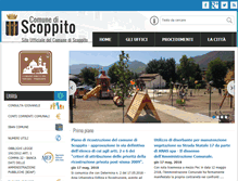 Tablet Screenshot of comune.scoppito.aq.it